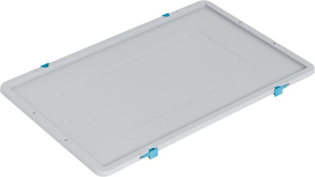 Víko Logiline 6400.044.950 šedé, 4 výklopné uzávěry